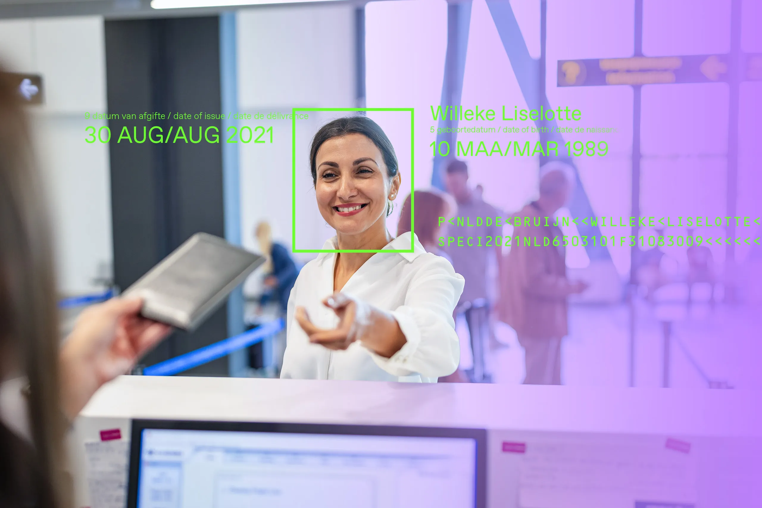 Biometric boarding at airports